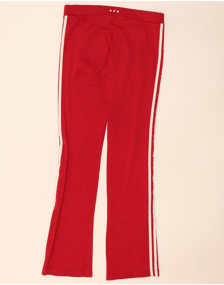 Женские спортивные брюки Adidas UK 12, средний красный полиамид