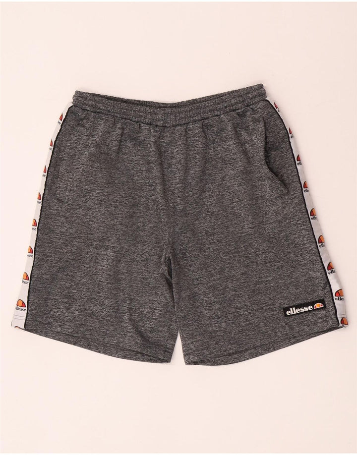 Мужские спортивные шорты Ellesse с рисунком, средний серый полиэстер с крапинками