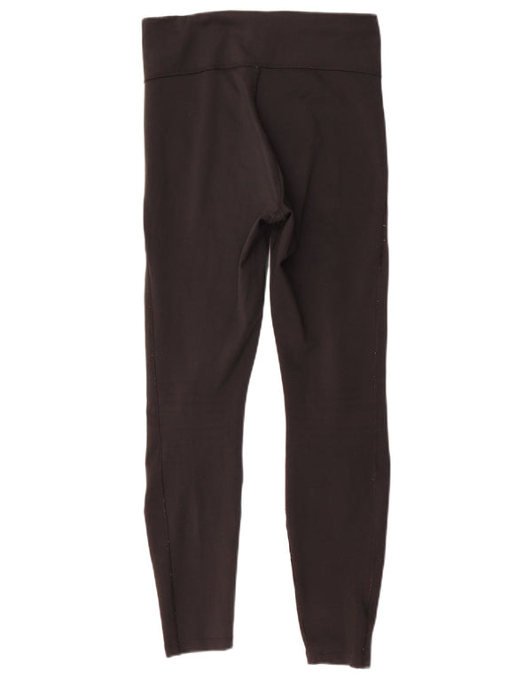 Женские леггинсы NIKE Dri Fit UK 12, средний черный полиэстер