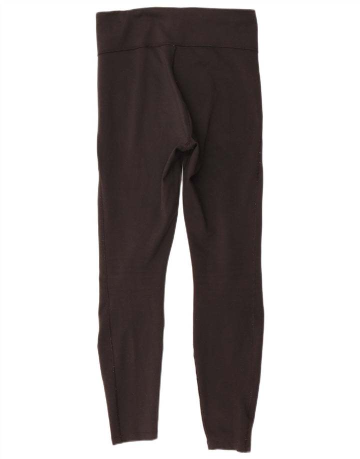 Женские леггинсы NIKE Dri Fit UK 12, средний черный полиэстер