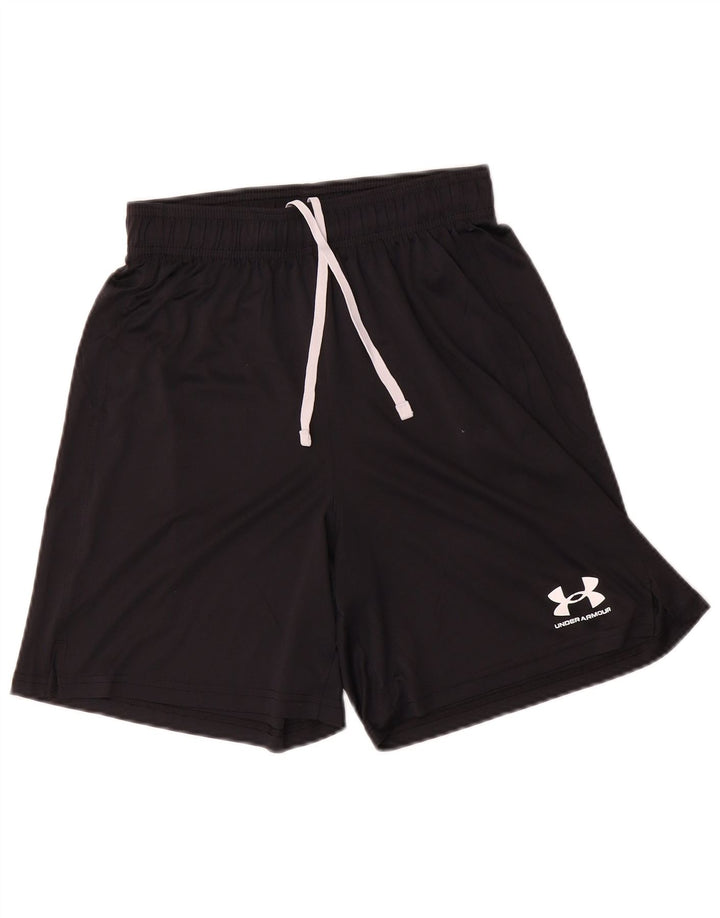 Мужские спортивные шорты Under Armour, средние черные