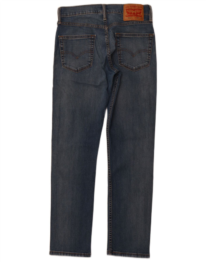 Мужские джинсы Levi's 511 Slim W30 L30 синие, хлопок