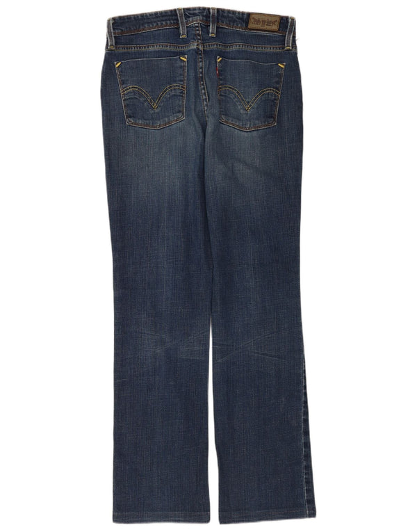 Женские прямые джинсы Levi's 627 W32 L30 синие, хлопок