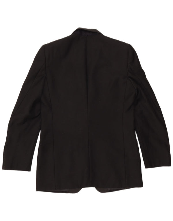 Мужской пиджак на 1 пуговице DEL MARE 1911 UK 38, средний черный