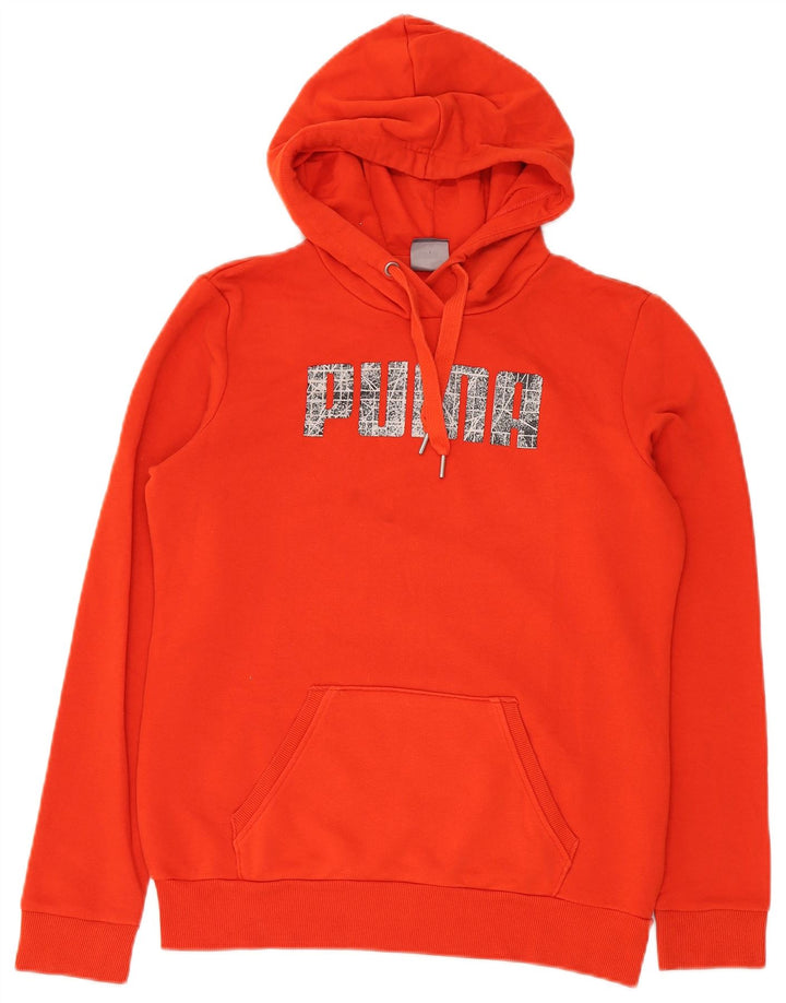 Женский джемпер с капюшоном Puma UK 12, полиэстер, средний красный