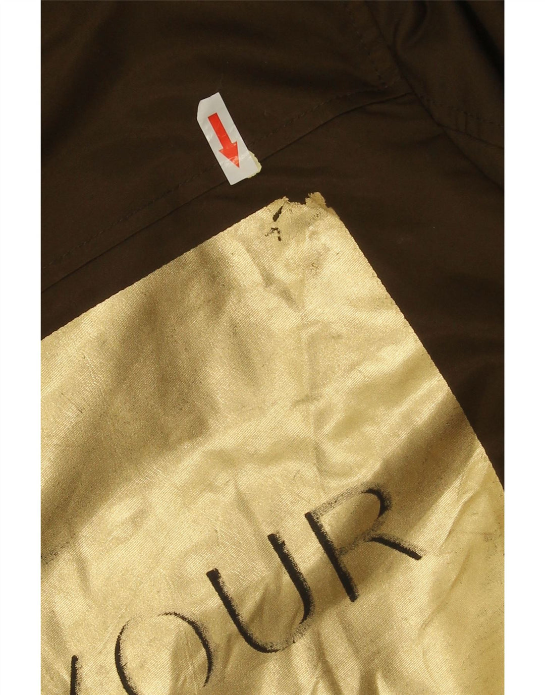 Женский бомбер Zara UK 14, средний цвет хаки, в полоску