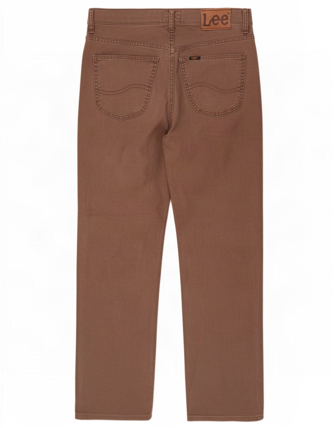 Мужские прямые джинсы Lee W32 L34 коричневые, хлопок