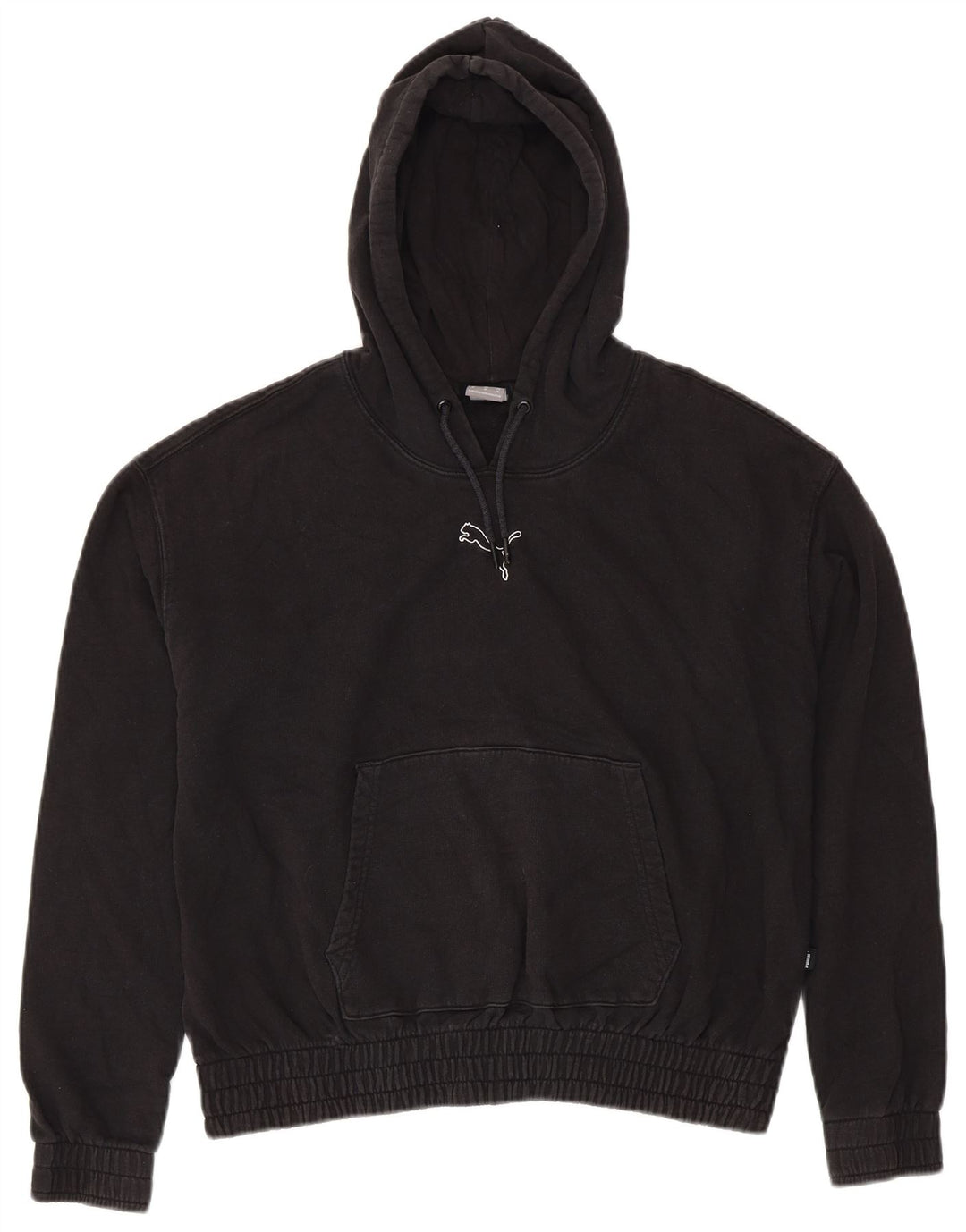 Женский джемпер с капюшоном PUMA Oversized UK 14, средний черный, хлопок