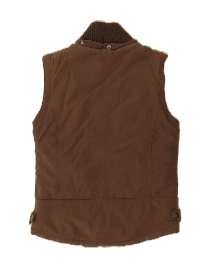 KANGAROOS Womens Gilet UK 8 Small  Brown Polyester Vintage Kangaroos and Second-Hand Kangaroos from Messina Hembry 