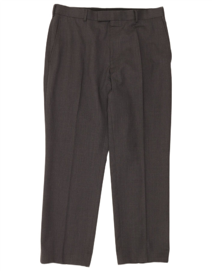 Мужской костюм-двойка стрейч с 2 пуговицами Ted Baker, Великобритания 42 XL W36 L30, серая шерсть