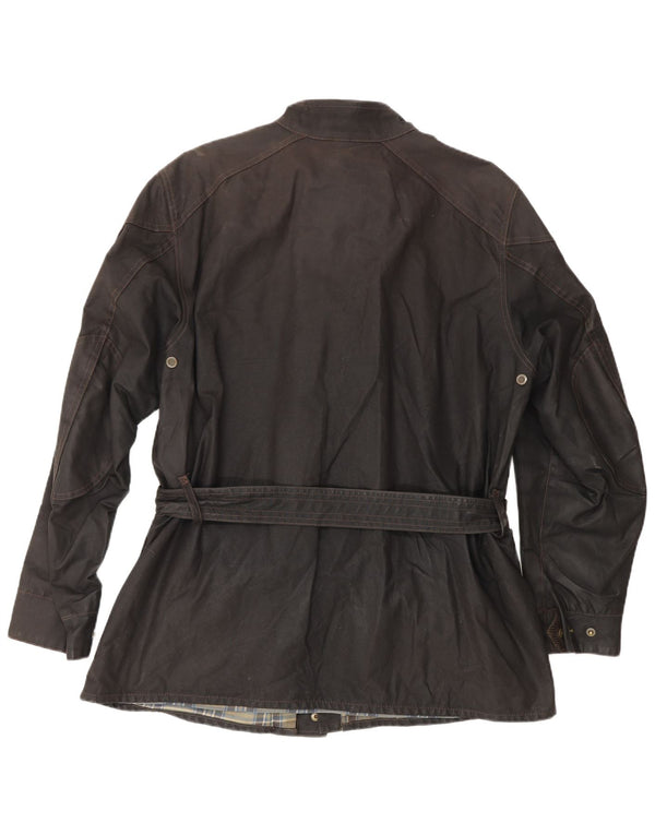 Мужская куртка Belstaff из вощеного хлопка UK 40, большой коричневый хлопок
