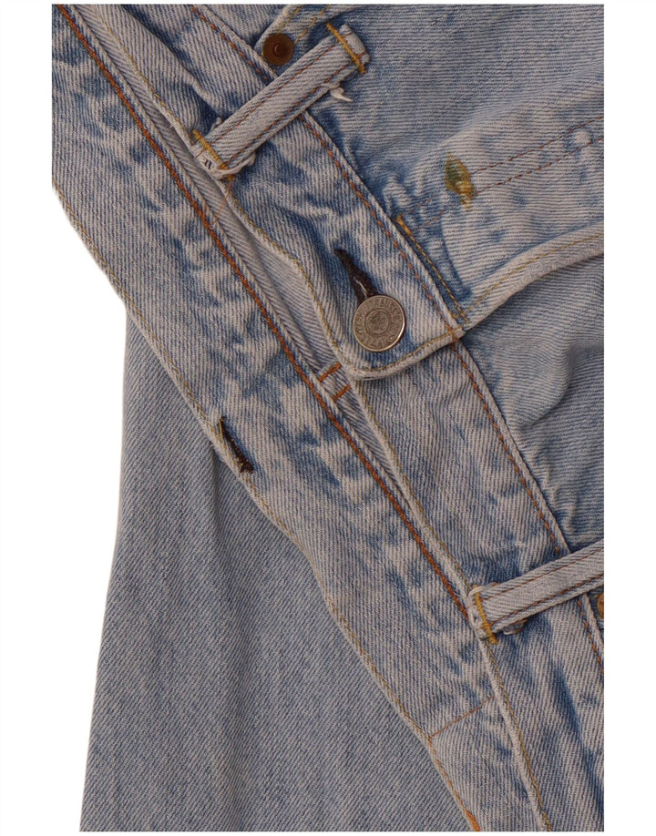 Мужские прямые джинсы LEVI'S 501 W36 L27 синие, хлопок