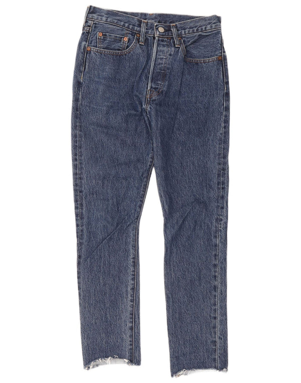 Мужские прямые джинсы Levi's 501 W26 L28 синие, хлопок
