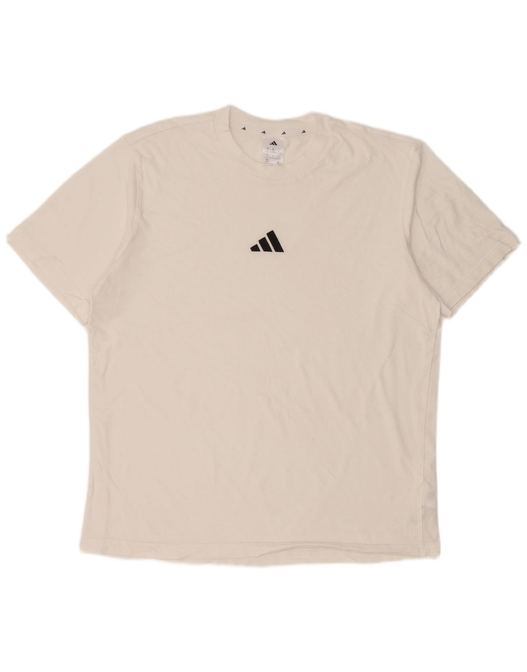 Мужская футболка Adidas Top большого размера из белого хлопка