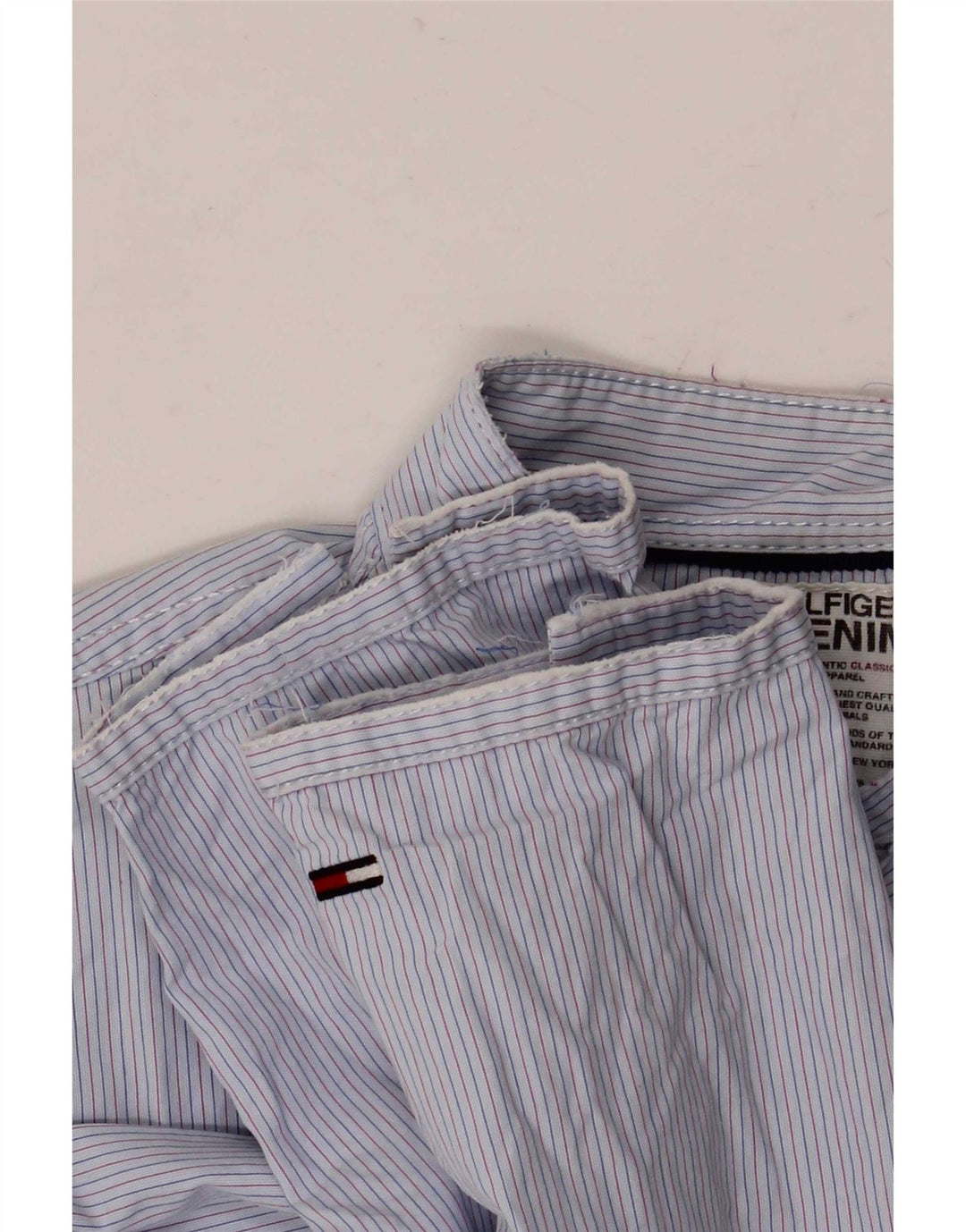 Мужская рубашка Tommy Hilfiger, маленькая синяя полоска