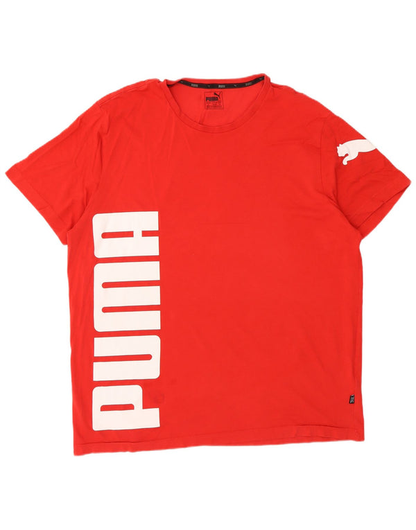 Puma Мужская футболка с рисунком Top XL Красный
