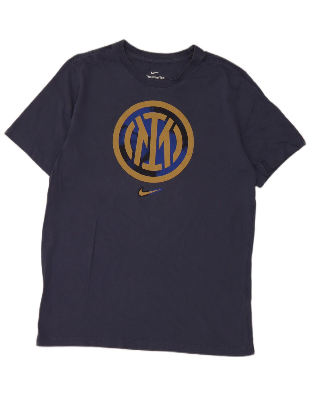 Мужская футболка Nike Inter Milan с графическим рисунком, средний темно-синий хлопковый топ