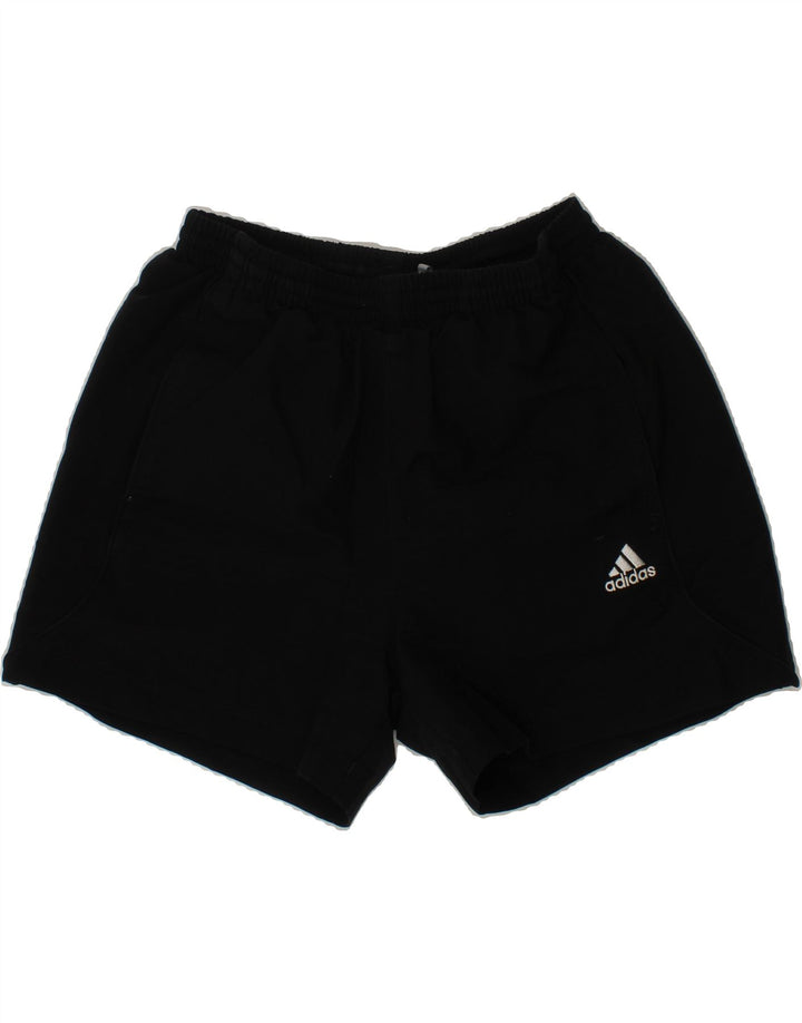 ADIDAS Boys Climalite Sport Shorts 9-10 Years  Black Polyester Vintage Adidas and Second-Hand Adidas from Messina Hembry 