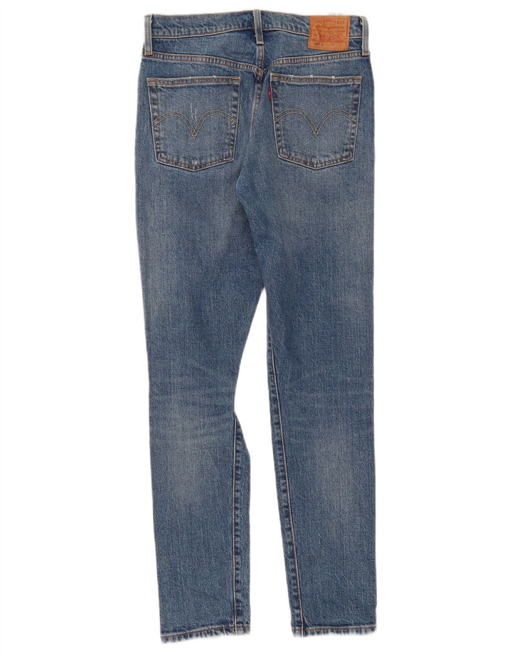 Женские узкие джинсы Levi's 501 W27 L30 синие, хлопок