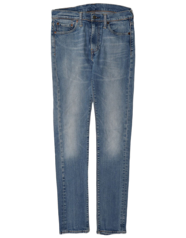 Женские джинсы скинни Levi's 510 W30 L34 синие, хлопок