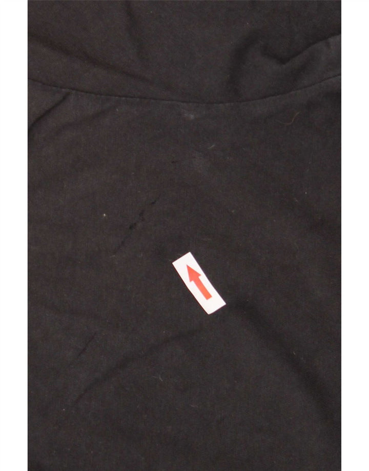 Мужская футболка с рисунком Levi's, верх среднего размера, черный хлопок, хлопок