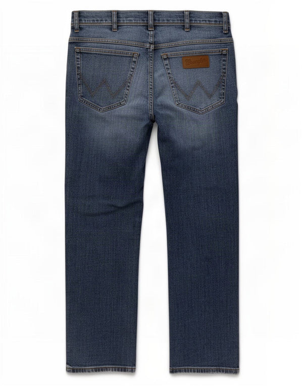 Мужские прямые джинсы Wrangler Texas W32 L30, синий хлопок