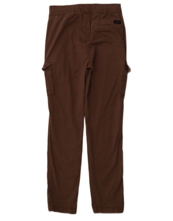 HOLLISTER Womens Slim Cargo Trousers XS W25 L29 Brown Cotton