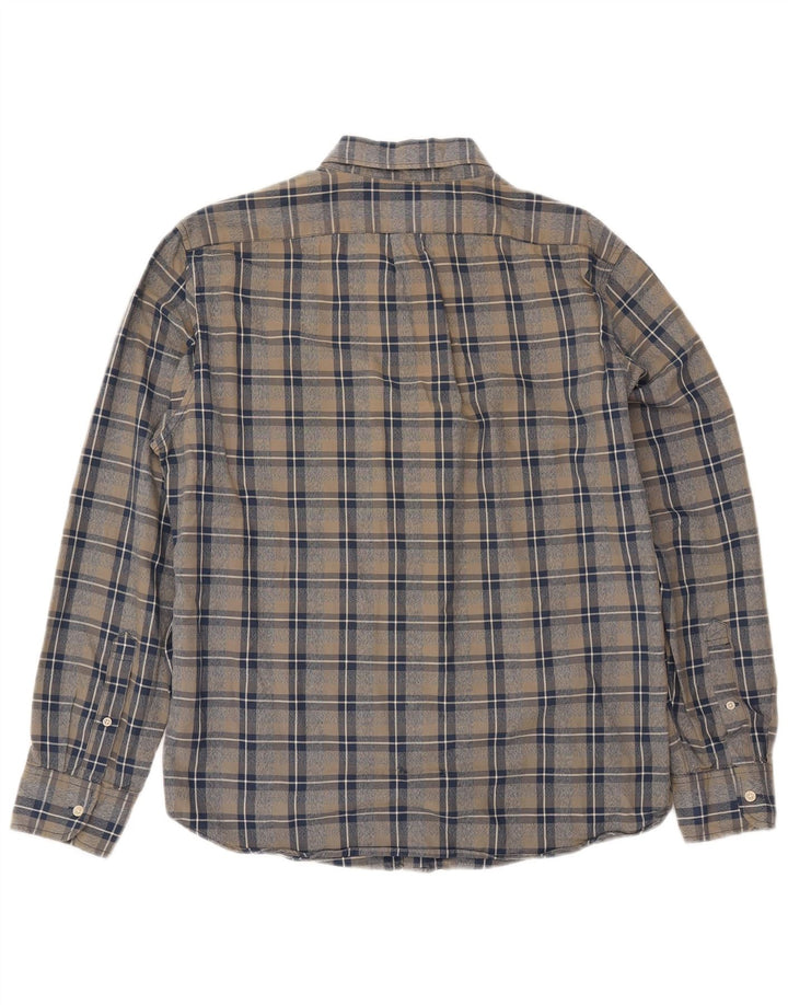 Мужская рубашка узкого кроя J. Crew, большой размер, разноцветная клетка, хлопок