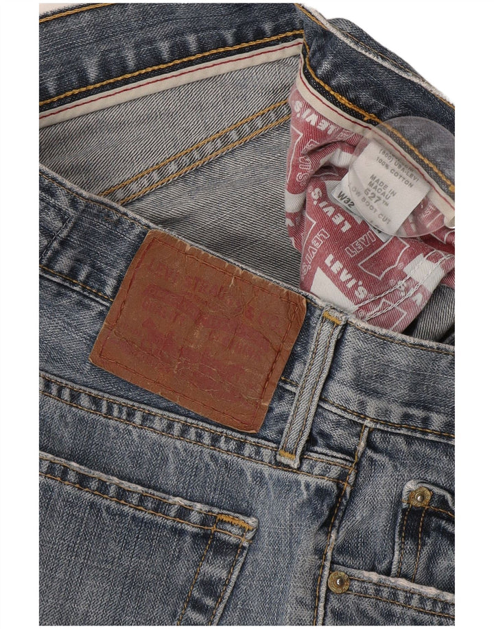 Женские джинсы Levi's 527 с низкой талией Bootcut W32 L34 Синие, хлопок