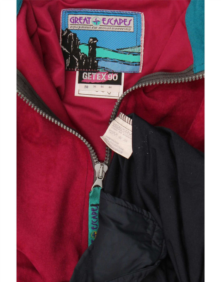 Мужской спортивный костюм Great Escapes Top Jacket IT 50 Medium Red Colourblock Retro