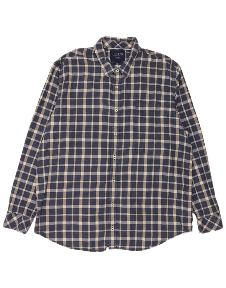 Мужская рубашка JOULES 2XL, темно-синяя клетка, хлопок