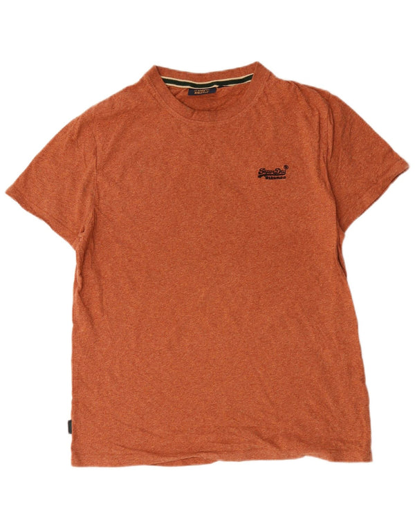 Мужская футболка Superdry Top XL, оранжевый хлопок