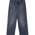 Женские прямые джинсы Levi's Ribcage W25 L27, синий хлопок