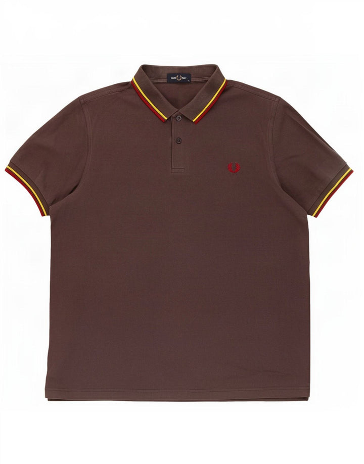 Мужская рубашка-поло Fred Perry XL, серый хлопок