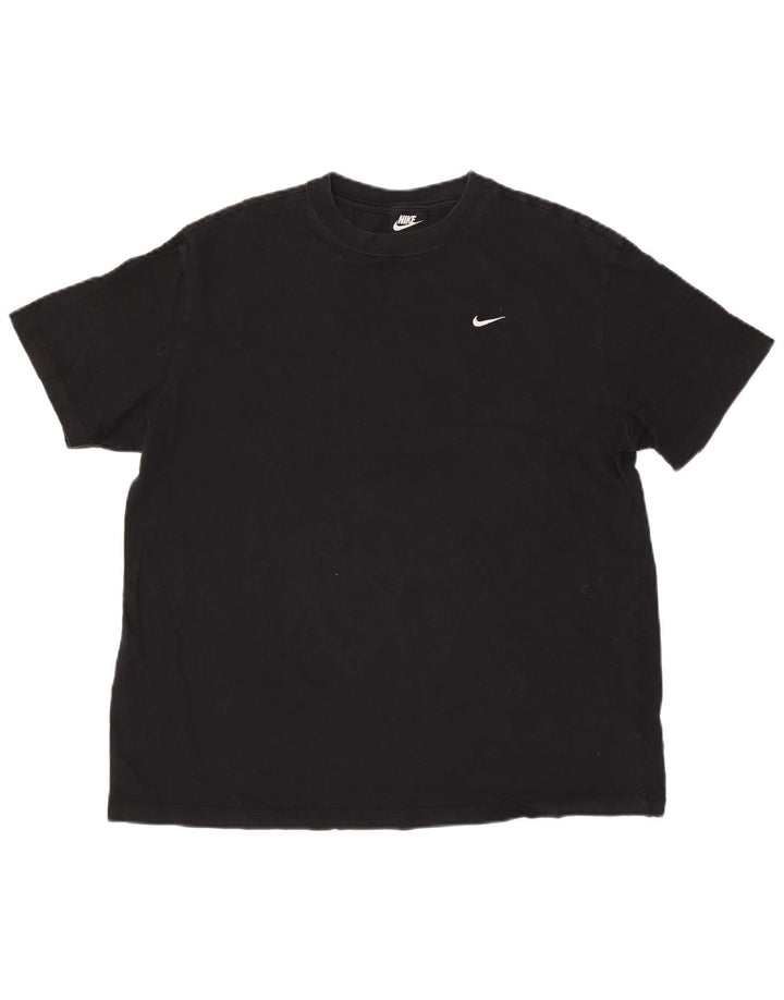 Мужская футболка Nike, большой черный хлопок
