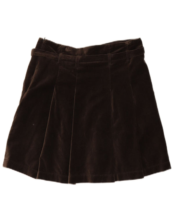 Marc O'Polo Женская бархатная плиссированная юбка W36 XL Коричневая, хлопок