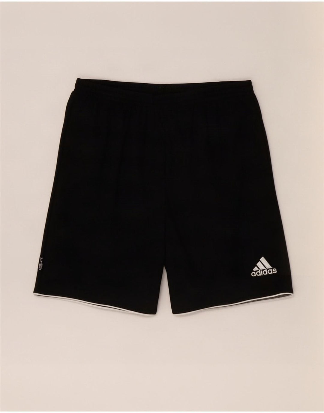 Мужские спортивные шорты Adidas Climalite, маленькие черные из полиэстера