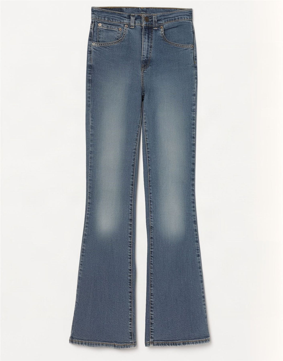 Женские расклешенные джинсы Levi's 525 W28 L34, синий хлопок