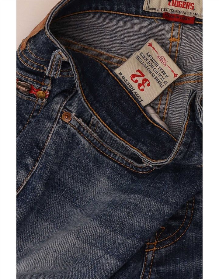 Мужские узкие джинсы Roy Rogers W32 L32, синие, хлопок