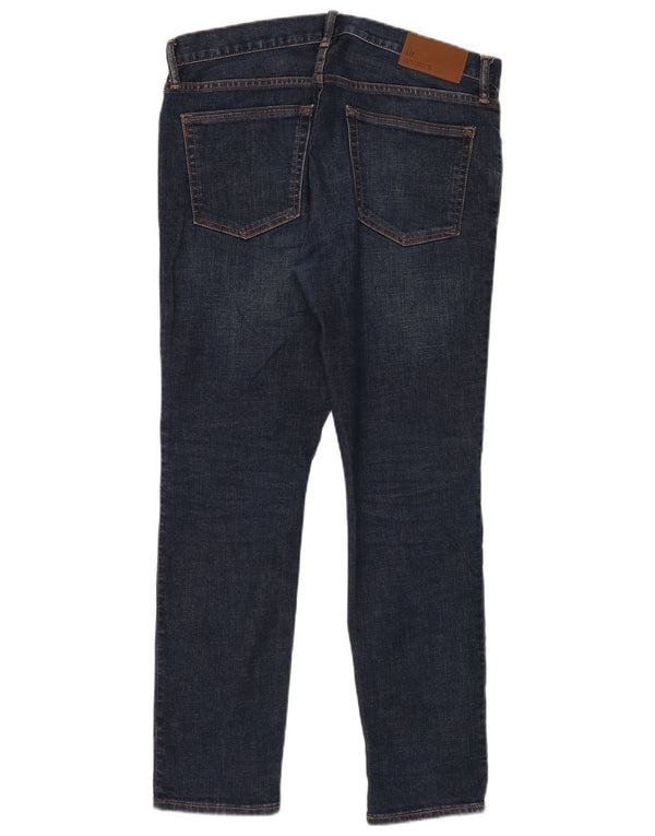 Женские джинсы скинни Gap W32 L30, темно-синий, хлопок