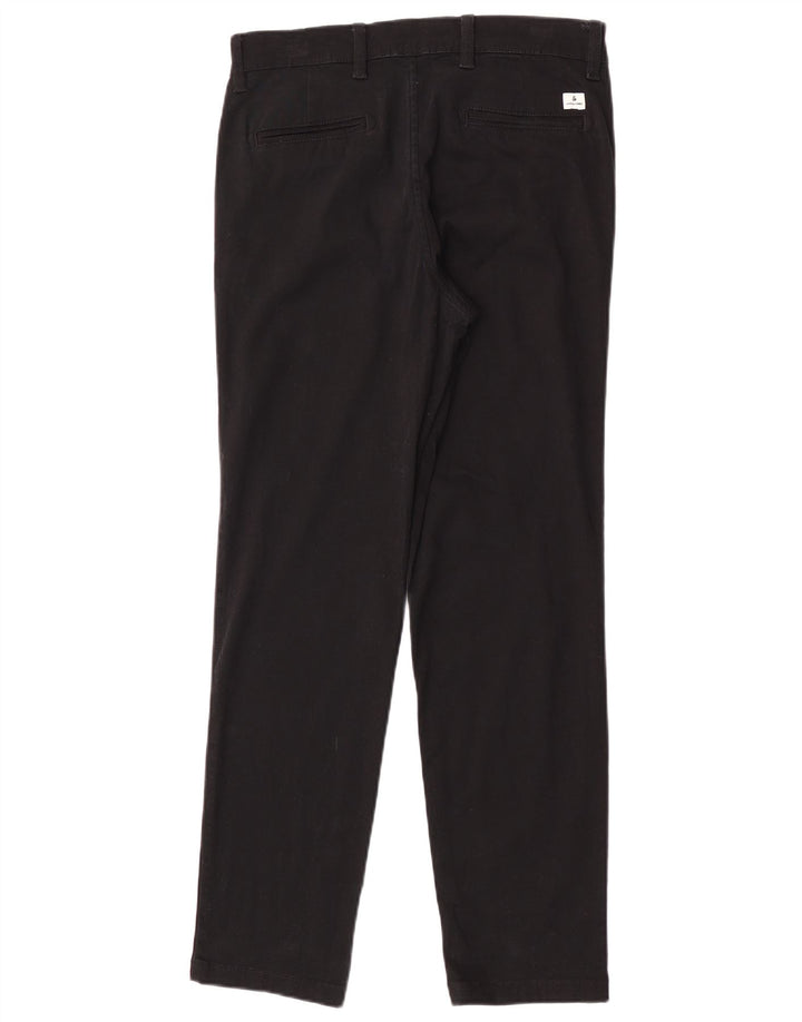 Мужские брюки чинос Jack & Jones Regular W30 L30, черные хлопковые