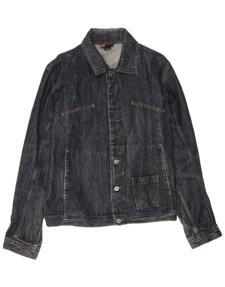 Мужская джинсовая куртка Diesel UK 42 XL, темно-синяя, хлопок