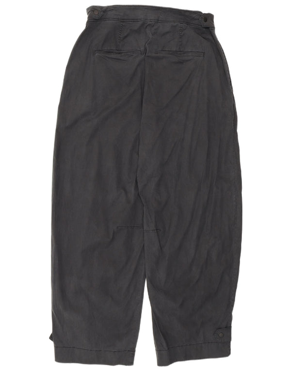 Женские брюки-чиносы Marks & Spencer с высокой талией, Великобритания 18 XL W36 L30, черные