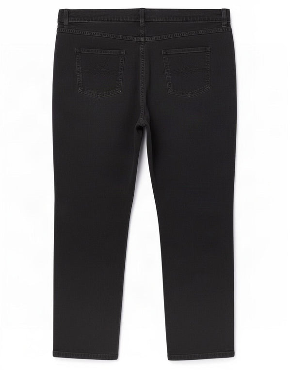 Женские прямые повседневные брюки Marks & Spencer UK 22 3XL W44 L29 черные