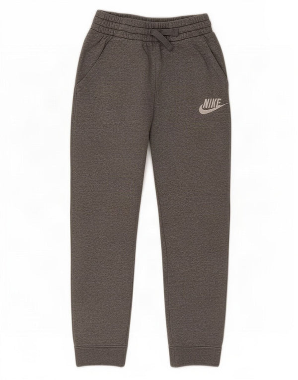 Спортивные брюки Nike для мальчиков, джоггеры, 10–11 лет, средний серый, хлопок