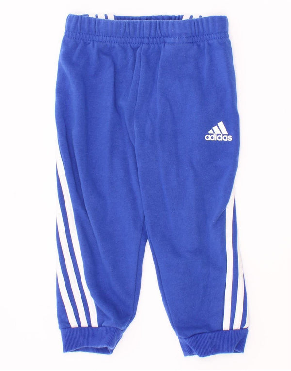 Спортивные брюки Adidas Baby Boys Joggers 9-12 месяцев, синие, хлопок
