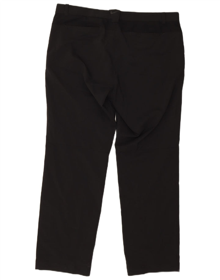 Мужские прямые брюки-чиносы Nike Dri Fit W38 L30, черные полиэстер