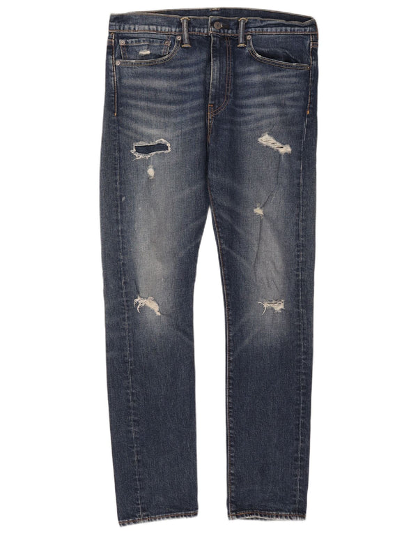 Мужские джинсы скинни Levi's 510 W34 L32 синие, хлопок