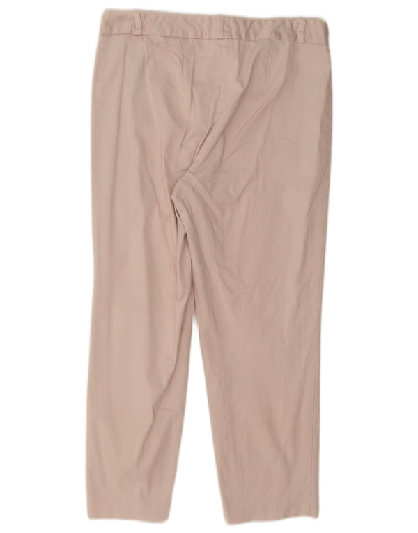 Женские прямые укороченные брюки Marks & Spencer UK 12 Medium W30 L23 Бежевые