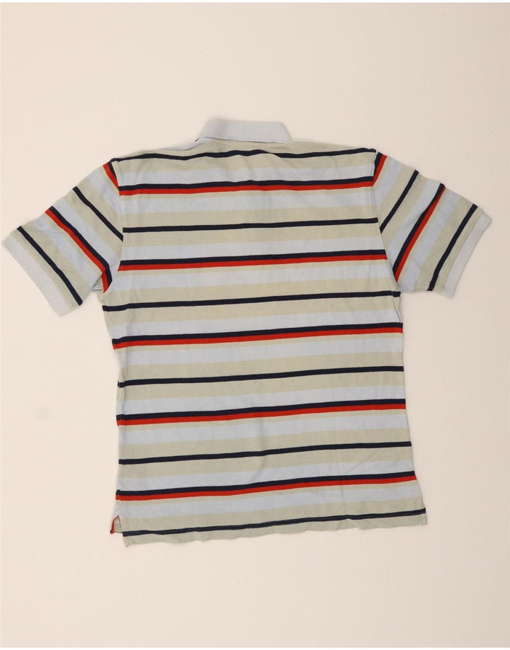 FILA Mens Polo Shirt Large Multicoloured Striped Vintage Fila and Second-Hand Fila from Messina Hembry 